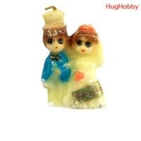 ราคา มือ2 งานเก่าไทยยุค 80s ของชำร่วย ปี พ ศ 2528 เทียนไขแกะสลัก คู่บ่าวสาว งานแต่งงาน ขนาด 5 5cm (44410680250)