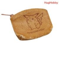 ราคา มือ2 สภาพเก่ามาก งานเก่าญี่ปุ่นปี 1998 กระเป๋าใส่เหรียญ Pokemon Pikachu สีน้ำตาล ขนาด 10x8cm (49451051633)