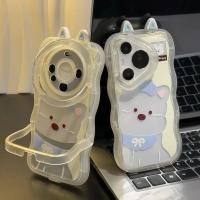 ราคา สไตล์ใหม่ 11 ความรู้สึกระดับไฮเอนด์ 12 West Highland หูสามมิติ 13 วงเล็บคู่ 14 เหมาะสําหรับ Apple 16promax เคสโทรศัพท์ xs โปร่งใส xr Creative iPhone15 กันกระแทกป้องกันกรณี (42857058973)