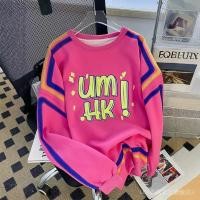 ราคา เสื้อยืดแขนยาวขนาดใหญ่คู่สวมใส่Tขนาดใหญ่ด้านบนหลวมSlimmerดูวิทยาลัยTยุโรปพิมพ์ตัวอักษรรอบคอHoodlessเสื้อกันหนาวผู้หญิงฤดูใบไม้ผลิฤดูใบไม้ร่วงขี้เกียจOversizeบางด้านบน (55050952931)