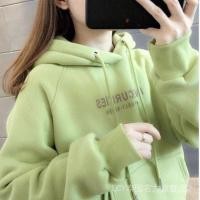ราคา เสื้อแขนยาวลายมหาวิทยาลัยสำหรับผู้หญิง ไซส์ใหญ่ ทรงหลวม เสื้อกันหนาวหนานุ่ม เหมาะสำหรับฤดูใบไม้ร่วงและฤดูหนาว (47250957542)
