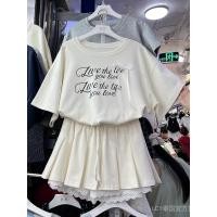 ราคา ชุดลำลองแขนสั้นสำหรับคนไซส์ใหญ่ สูทเกาหลีเอวสูง ลายดอกไม้จีบ (40764381563)