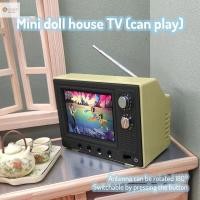 ราคา ปลาค็อด 1 12ตุ๊กตาจิ๋วทีวีเล่นวิดีโอมินิโทรทัศน์รุ่นห้องนั่งเล่นเครื่องใช้ในบ้านตกแต่งของเล่นตุ๊กตาอุปกรณ์บ้านใ (28869447183)
