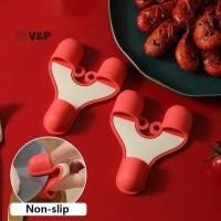 ราคา โวลต์ พี มินิซิลิโคนนิ้วเตาอบนิ้วแหนบอาหารจานครัวซิลิโคนเตาอบความร้อนฉนวนถุงมือนิ้วเตาอบไมโครเวฟใหม่ (26328594726)