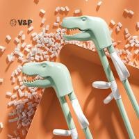 ราคา V P การฝึกอบรมตะเกียบน่ารักตะเกียบไดโนเสาร์เด็กเด็กตรัสรู้บนโต๊ะอาหารใหม่ (40905112853)