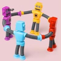 ราคา V P ยืดหลอดหุ่นยนต์ปริศนาของเล่นแปลก Dpression การ์ตูนสร้างสรรค์ถ้วยดูดสปริง Telescopic หุ่นยนต์รูปร่างของเล่นเด็กของขวัญ (49451165045)