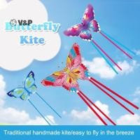 ราคา V P 1 4 M ผีเสื้อที่มีสีสัน Kite Flying ของเล่นเด็ก Kites Flying Fish Kites Professional ลม Kites ของเล่นกีฬา Leisure Kite Air สนุก (46251052935)
