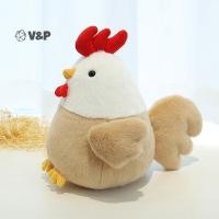 ราคา โวลต์ พี ไก่น่ารักตุ๊กตาตุ๊กตาของเล่นเด็กสัตว์ไก่ของเล่นตุ๊กตาชายหญิงนอนนุ่มยัดตุ๊กตาไก่ของขวัญวันเกิด (44851057783)