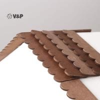 ราคา V P 12 ชิ้นตุ๊กตาไม้หลังคากระเบื้อง Shingles ชายคาตุ๊กตา Micro Construction Props ตุ๊กตา House แกล้งเล่นของเล่น (43776636454)