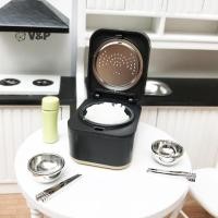 ราคา V P 1 12 Dollhouse Miniature หม้อหุงข้าวครัวเครื่องครัวทําอาหารของเล่นตุ๊กตาตกแต่ง (40176503462)