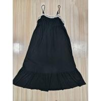 ราคา เดรสสายเดี่ยวยาว สีดำ Victoria s secret ไซส์ XL อก 38 เอว สะโพกฟรีไซส์ ยาว 49 สภาพปานกลาง (54551816678)