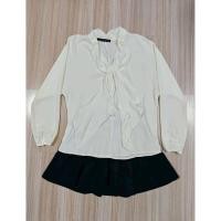 ราคา เสื้อแขนยาว สีขาวครีม ป้าย HACHI CHILLE ไซส์ M อก 36 ยาว 24 ไม่มีซับใน (51151810954)