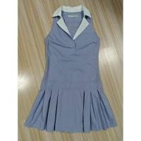 ราคา เดรสแขนกุดคอปก สีฟ้า ZARA ไซส์ XS อก 32 เอว 30 สะโพก 34 ยาว 34 ซิปข้าง ไม่มีซับใน (44901825507)