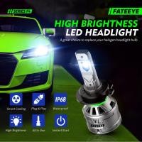 ราคา Joyfeel TH FATEEYE ไฟหน้ารถ LED หลอดไฟ H4 H7 H11 9005 9006 6500K ไฟวิ่ง 13000LM คู่ 60 วัตต์ คู่หลอดไฟไฟหน้า IP68 กันน้ำ (57751198352)