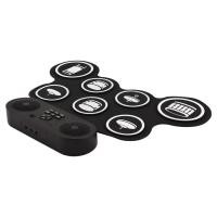 ราคา Joyfeel TH WOTAO กลองไฟฟ้าชุดมือม้วน 7 แผ่นพร้อมลำโพงคู่รูปแบบ 6 จังหวะ 10 เพลงสาธิตแบบพกพาชุดฝึกซ้อมกลองเท้าเหยียบ (53801188361)