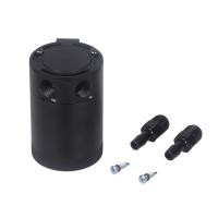 ราคา WOTAO ถังเก็บน้ำมัน Baffled Aluminium 2 Port Catch Can Air Separator (52151089674)