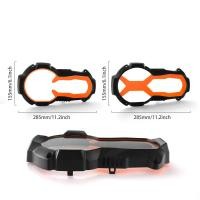 ราคา Joyfeel TH ไฟหน้ารถจักรยานยนต์ Protector ไฟหน้า GUARD ป้องกันเปลี่ยนสำหรับ R1200GS LC GSA R1250GS ADV (50501202616)