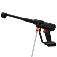 ราคา HUIOP ปืนล้างรถมือถือเครื่องฉีดน้ำแรงดันสูงแบบพกพาที่มีประสิทธิภาพ 21 โวลต์ 2 ชิ้นแบตเตอรี่แบบชาร์จไฟได้ 6in1 โหมดการฉีดหลายโหมดกล่องเครื่องมือแพคเกจแรงดันสูงป้องกันการรั่วซึม (48051233254)