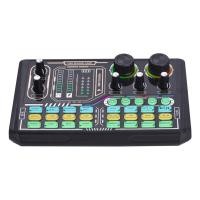 ราคา Joyfeel TH FAPAO เครื่องมิกซ์เสียงเดสก์ท็อปอินเทอร์เฟซการร้องเพลงไฟ RGB BT คลอแอนด์เพลย์การ์ดเสียงแบบชาร์จไฟได้สำหรับการสตรีมสดพอดคาสต์เนื้อหาสร้างเกม (55551150465)
