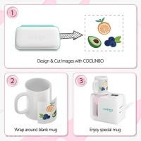 ราคา Joyfeel TH coolinbo Tumbler เครื่องกดความร้อนสำหรับถ้วย 11 ออนซ์รองรับ 8 2 ซม 3 2in เส้นผ่านศูนย์กลางและอุณหภูมิที่ปรับได้ 0 400 จับเวลา 0 999s การพิมพ์ระเหิด DIY Hand Maker ที่กำหนดเองแก้วเปล่ากาแฟ (
