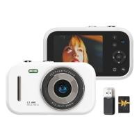 ราคา Andoer 1080P กล้องดิจิตอลวิดีโอแบบพกพา 48MP เลนส์คู่ 2 8 นิ้วหน้าจอ IPS เกมเล่นเพลงฟังเพลงพร้อมการ์ด TF ขนาด 32GB เครื่องอ่าน USB วันเกิดสำหรับนักเรียนวัยรุ่น (54401196942)