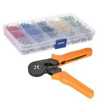 ราคา Joyfeel TH Self Adjustable Professional สายเคเบิ้ลคีมย้ำสายไฟเครื่องมือคีมย้ำปลอกโลหะ 0 25 6 0 มม ² 1640 ชิ้นทองแดงสายไฟหุ้มฉนวนปลายขาขั้วต่อแบบจีบขั้วต่อไฟฟ้า AWG23 10 ชุด (54051096111)