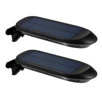 ราคา 2 ชิ้นไฟผนังพลังงานแสงอาทิตย์ Motion Sensor 32 LEDs โคมไฟ LED กันน้ำกลางแจ้งพร้อมหรี่ แสงสูงปรับมุมขับเคลื่อนภูมิทัศน์เส้นทางอบอุ่นสีขาวสำหรับรั้วประตูหน้าประตูระเบียงลานสวน (46901200684)