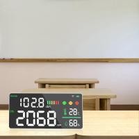 ราคา Joyfeel TH เดซิเบลเมตร SIUKE ติดผนังดิจิตอลเครื่องวัดคาร์บอนไดออกไซด์อุณหภูมิและความชื้น 4in1 ในครัวเรือนอเนกประสงค์สภาพแวดล้อมคุณภาพอากาศเครื่องตรวจจับ (42726321394)