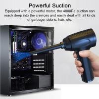 ราคา HUIOP เครื่องดูดฝุ่นในรถยนต์ไร้สาย 2 in 1 มัลติฟังก์ชั่เครื่องเป่าลมมือถือฝุ่นมือปราบ I Nflator ปั๊มสนับสนุนอัตราเงินเฟ้อ ดูด เป่า สูญญากาศด้วยมอเตอร์ที่แข็งแกร่งสำหรับโฮมออฟฟิศ Cl (41976301113)