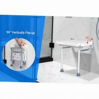 ราคา Joyfeel TH ม้านั่งอาบน้ำแบบพับได้ Flip up Screw in ที่นั่งอาบน้ำติดผนังห้องน้ำเก้าอี้สตูลมีเท้ากันลื่นรูระบายน้ำช่องหัวสำหรับผู้สูงอายุผู้สูงอายุพิการ (55851114848)