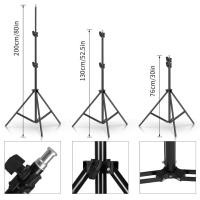 ราคา Joyfeel TH Camnoon สตูดิโอชุดไฟถ่ายภาพ Softbox รวมทั้งหลอดไฟ LED 45W 50x70 ซม Softbox 33 นิ้วร่มสีขาว E27 ซ็อกเก็ต 2M ยืน 3 pcs ฉากหลัง ฉากหลัง Clamps ฯลฯ (55101194626)