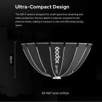 ราคา Joyfeel TH Godox QR P120T 120 ซม 47 2in Quick Release ซอฟท์บ็อกซ์พาราโบลาแบบมืออาชีพพับได้พร้อมมาตรฐาน Bowen Mount Diffusers สำหรับสตูดิโอถ่ายภาพแนวตั้ง Live Stream (49151210013)