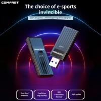 ราคา COMFAST WiFi6 อะแดปเตอร์เกม USB3 0 WiFi 2 4GHz 574Mbps 5 8GHz 2400Mbps ความเร็วสูงในตัวเสาอากาศรับสัญญาณ Dual band 3000Mbps WPA3 พร้อมเทคโนโลยีการเข้ารหัสสำหรับ Windows 11 10 PC เดสก์ท็อปแล็ปท็อป (468