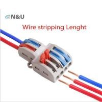 ราคา N U Fast สายไฟตัวเชื่อมต่อสายไฟขั้วต่อขั้วต่อขั้วต่อบล็อก pct 222 spl 42 (51851914033)