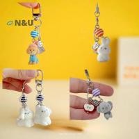 ราคา N U น่ารักและปุยพวงกุญแจสัตว์น้อย Girlish เป็ดน้อยสีเหลือง Koala กระต่ายโทรศัพท์มือถือจี้หรือกระเป๋าจี้ (48051943395)