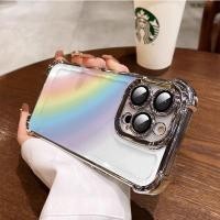 ราคา 3 In1 Rainbow สําหรับ Huawei P30 P30lite P30 Pro P40 P40 Pro P50 P50e P50 Pro P60 P60 Pro เคสโทรศัพท์นุ่ม Anti fall กรณีป้องกัน (49150800887)