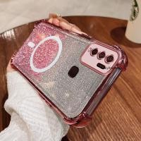 ราคา เคส vivo y30 vivo y30i VIVO Y50 Clear สี่มุมหนาชุบซิลิโคนเคสโทรศัพท์ CCCCA5 (29690601866)