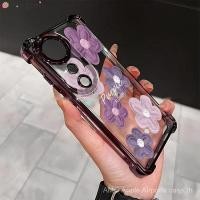 ราคา สำหรับ VIVO Y27 Y27s Y19 Y19s Y15 Y17 Y17s Y16 Y28s Y12a เคสโทรศัพท์สีม่วงภาพวาดสีน้ำมันทาสีดอกไม้ดอกไม้กันกระแทกโปร่งใสเคสอ่อนเคสคลุม (29373481797)