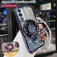 ราคา สําหรับ OPPO K12S K12X K10 K9S K9X 5G 4G เคสโทรศัพท์หรูหราผู้หญิงถุงลมนิรภัย Anti Drop ป้องกันอินเทรนด์สร้อยข้อมือ Glitter สีชมพูผู้ถือ (29193148494)