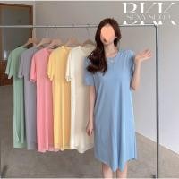 ราคา BKK SEXY ชุดกระโปรง ชุดใส่นอน ชุดนอนน่ารัก ทรงโอเวอร์ไซส์ เนื้อผ้านุ่ม B 1011 (27610181917)
