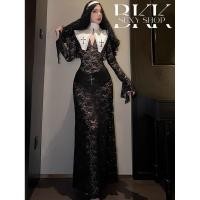 ราคา BKK SEXY ชุดปาร์ตี้เซ็กซี่ เดรสลูกไม้ เดรสซิสเตอร์ มีไซต์ M 5XL น้ำหนัก 40 100 kg เดรสยาว B 1047 (28463944737)