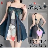 ราคา ชุดคลุมนอนสไตล์ญี่ปุ่น ชุดนอนเดรสสายเดี่ยว เกรดดีพรีเมี่ยม สายเดี่ยวผ้าบางใส่สบาย B 505 (21795693797)