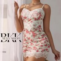 ราคา BKK SEXY ชุดนอนสายเดี่ยว ชุดนอนลูกไม้ มีไซต์ M 5XL ได้ถึง 40 100 kg ชุดแต่งลูกไม้ B 036 (24931435601)