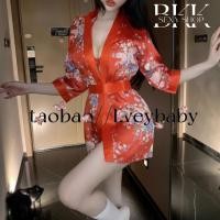 ราคา ชุดกิโมโน ชุดคลุมนอน ลายดอกซากุระ สลับกัน B 045 (23075065380)