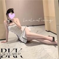 ราคา ชุดกี่เพ้า ชุดจีน ชุดนอนไม่ได้นอน ชุดคอสเพลย์ เนื้อผ้ากำมะหยี่แบบสายไขว้ด้านข้าง B 500 (22953217772)