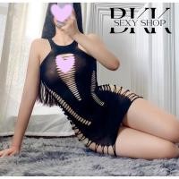 ราคา ชุดตาข่าย ชุดตาข่ายเซ็กซี่ ชุดตาข่ายเปิดเป้า ช่วงสะโพกแต่งลวดลายเส้น เซ็กซี่ B 235 (17095694151)