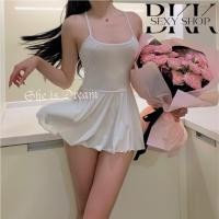 ราคา ชุดนอนกระโปรง ชุดนอนไม่ได้นอน มีไซต์ตั้งแต่ S XL 75kg เกรดดีพรีเมี่ยม ชุดสายเดี่ยวผ้ายืดนุ่มใส่สบาย B 358 (24911324482)