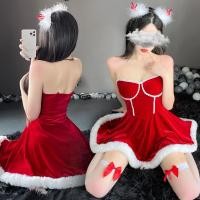 ราคา BKK SEXY ชุดคริสต์มาสผู้ใหญ่ แซนตี้คอสเพลย์ ชุดแฟนซีคริสต์มาส แซนตี้เซ็กซี่ M 5XL 40 100กก A 002 (55301155392)