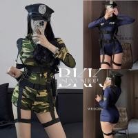 ราคา BKK SEXY ชุดคอสเพลย์ ชุดบอดี้สูท ชุดตำรวจ ทหาร มีไซต์ใหญ่ M 5XL ได้ถึง 100kg ชุดเครื่องแบบ B 1135 (25283553607)