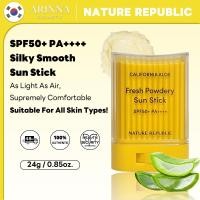 ราคา Nature Republic California Aloe Fresh Powdery Sun Stick 24g SPF50 PA (26043122831)